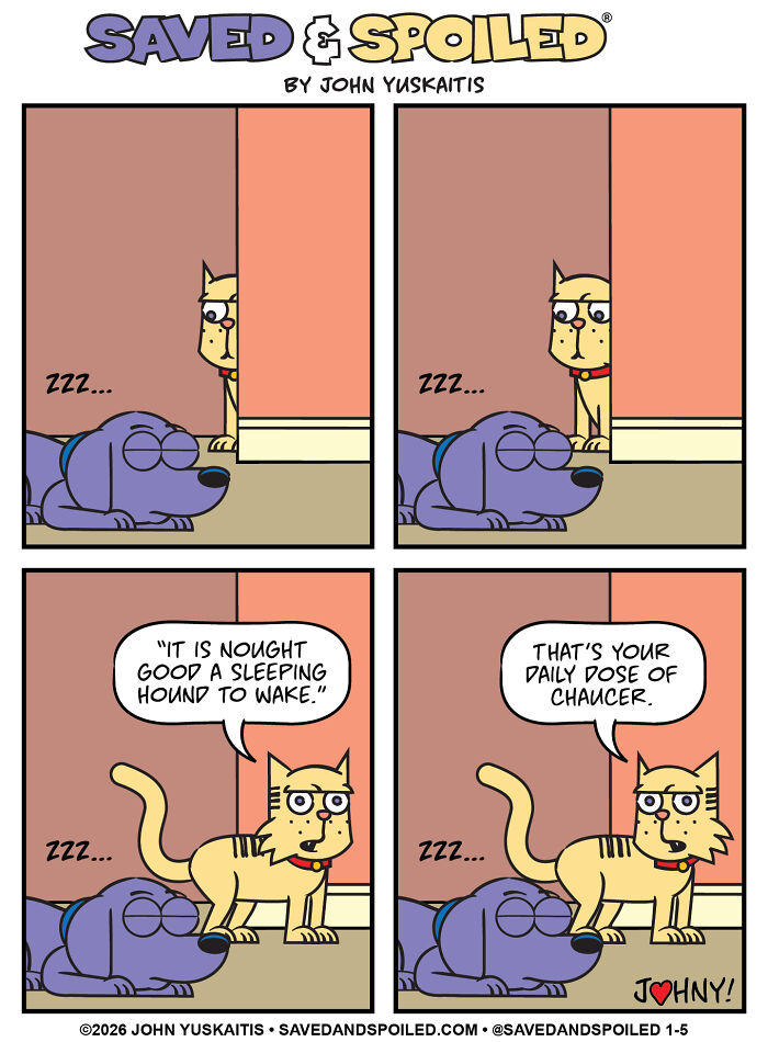 25 New Comics About My Dog And Cat, Who Couldn’t Be More Different If They Tried 25 New Comics About My Dog And Cat, Who Couldn’t Be More Different If They Tried