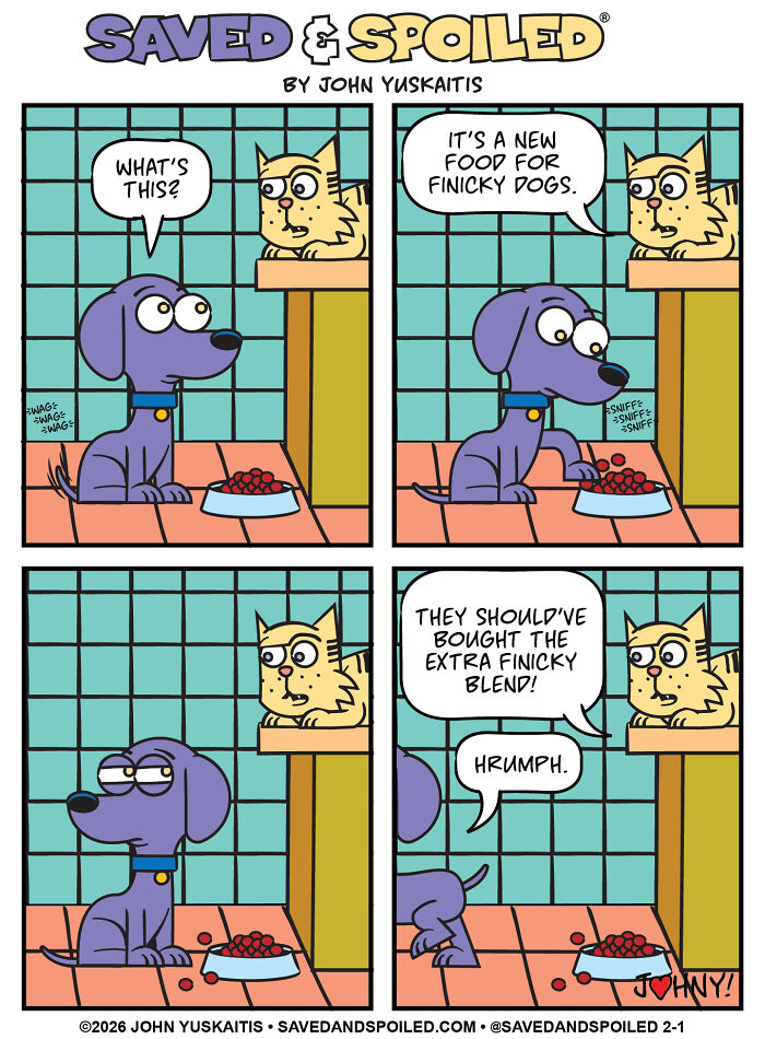 25 New Comics About My Dog And Cat, Who Couldn’t Be More Different If They Tried 25 New Comics About My Dog And Cat, Who Couldn’t Be More Different If They Tried