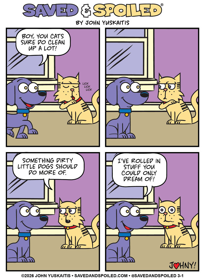 25 New Comics About My Dog And Cat, Who Couldn’t Be More Different If They Tried 25 New Comics About My Dog And Cat, Who Couldn’t Be More Different If They Tried