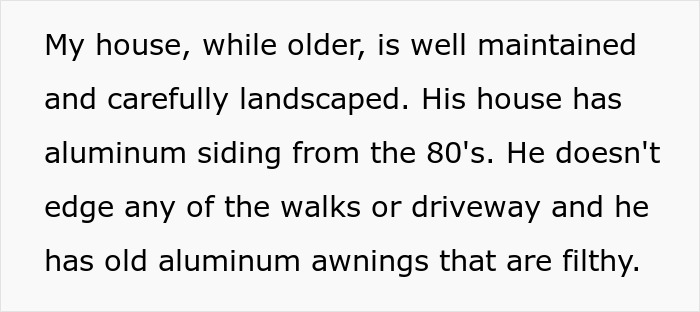 Entitled Neighbor Tries To Report A Homeowner, Gets Caught Breaking The Rules Himself Entitled Neighbor Tries To Report A Homeowner, Gets Caught Breaking The Rules Himself