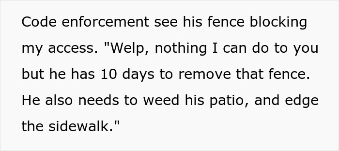 Entitled Neighbor Tries To Report A Homeowner, Gets Caught Breaking The Rules Himself Entitled Neighbor Tries To Report A Homeowner, Gets Caught Breaking The Rules Himself