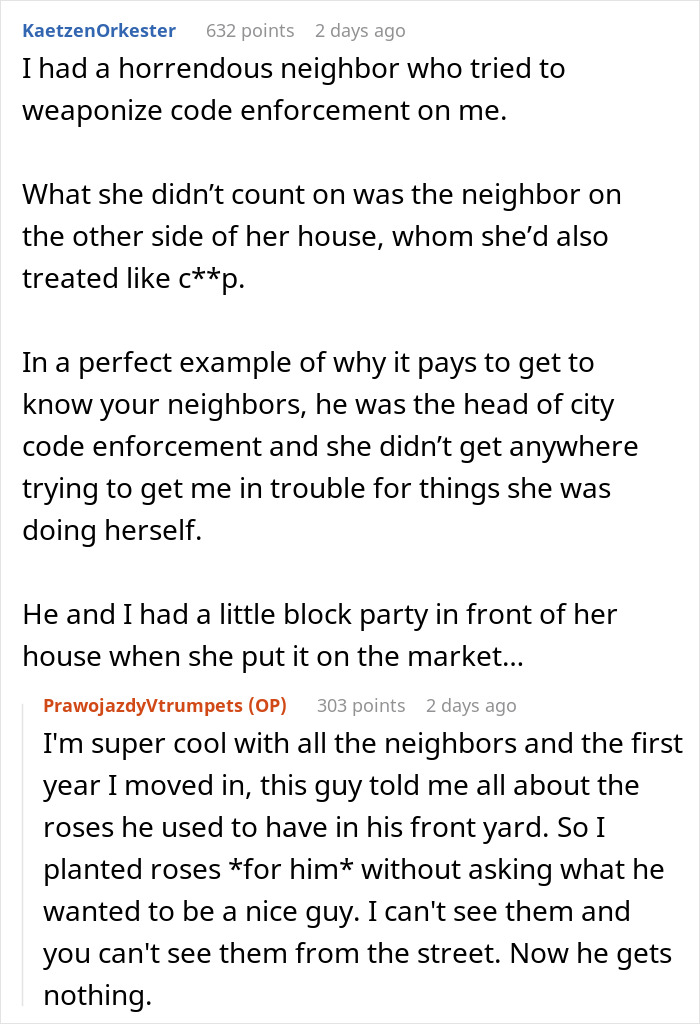 Entitled Neighbor Tries To Report A Homeowner, Gets Caught Breaking The Rules Himself Entitled Neighbor Tries To Report A Homeowner, Gets Caught Breaking The Rules Himself
