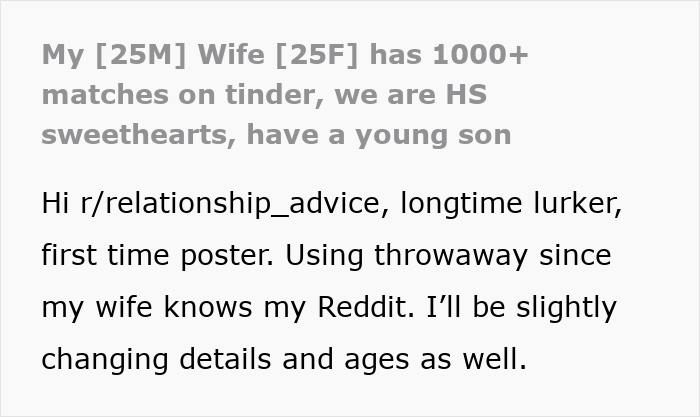 Wife Collects 1000 Tinder Matches Behind Hubby’s Back, Says She Was Looking For Confidence, Not Men Wife Collects 1000 Tinder Matches Behind Hubby’s Back, Says She Was Looking For Confidence, Not Men