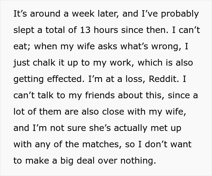 Wife Collects 1000 Tinder Matches Behind Hubby’s Back, Says She Was Looking For Confidence, Not Men Wife Collects 1000 Tinder Matches Behind Hubby’s Back, Says She Was Looking For Confidence, Not Men