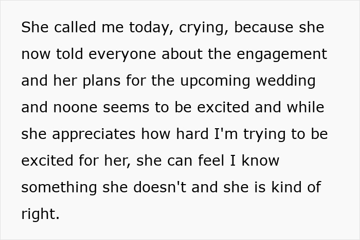 Woman Prioritizes Fiancé’s Wishes For Wedding, Gets Upset When Guests Don’t Share The Excitement Woman Prioritizes Fiancé’s Wishes For Wedding, Gets Upset When Guests Don’t Share The Excitement