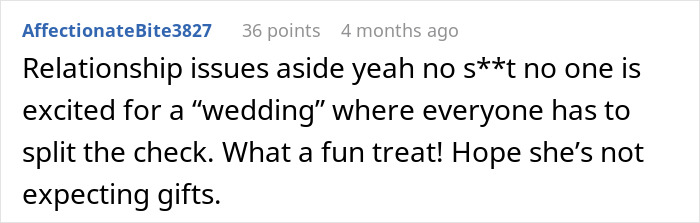 Woman Prioritizes Fiancé’s Wishes For Wedding, Gets Upset When Guests Don’t Share The Excitement Woman Prioritizes Fiancé’s Wishes For Wedding, Gets Upset When Guests Don’t Share The Excitement