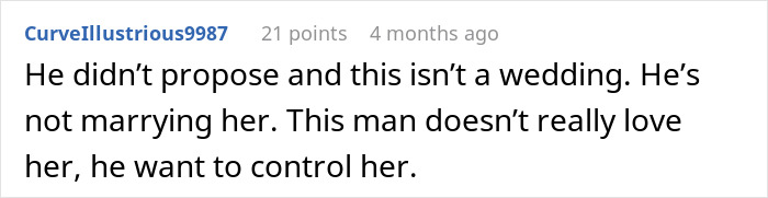 Woman Prioritizes Fiancé’s Wishes For Wedding, Gets Upset When Guests Don’t Share The Excitement Woman Prioritizes Fiancé’s Wishes For Wedding, Gets Upset When Guests Don’t Share The Excitement