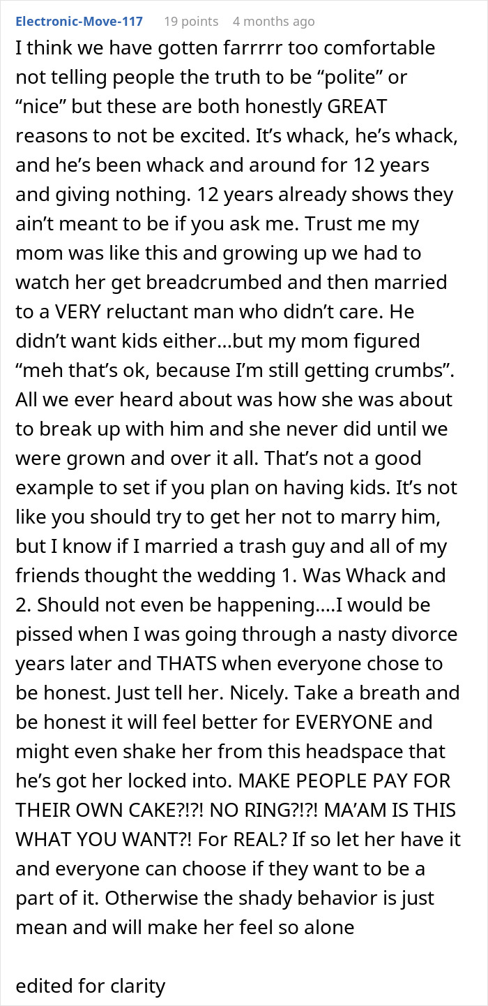 Woman Prioritizes Fiancé’s Wishes For Wedding, Gets Upset When Guests Don’t Share The Excitement Woman Prioritizes Fiancé’s Wishes For Wedding, Gets Upset When Guests Don’t Share The Excitement