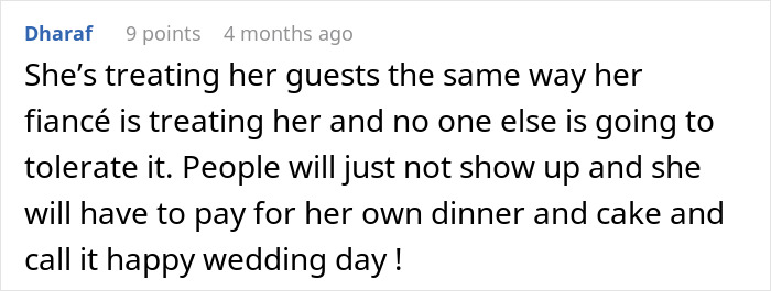 Woman Prioritizes Fiancé’s Wishes For Wedding, Gets Upset When Guests Don’t Share The Excitement Woman Prioritizes Fiancé’s Wishes For Wedding, Gets Upset When Guests Don’t Share The Excitement