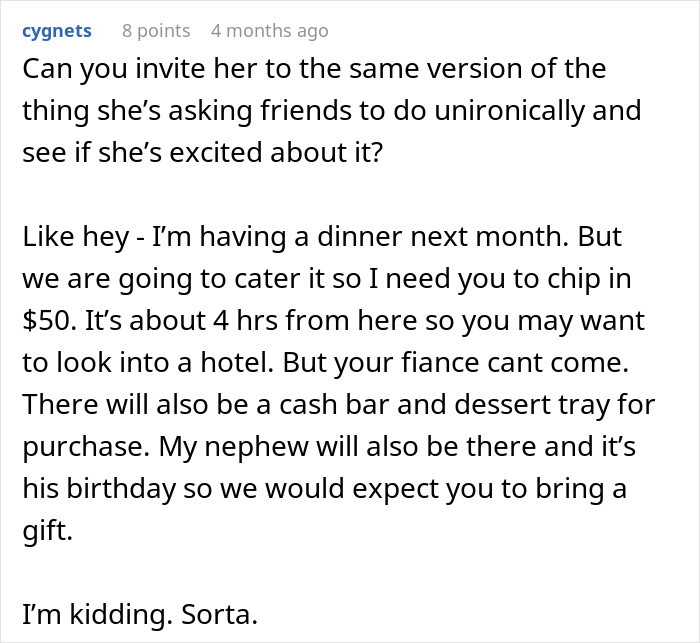 Woman Prioritizes Fiancé’s Wishes For Wedding, Gets Upset When Guests Don’t Share The Excitement Woman Prioritizes Fiancé’s Wishes For Wedding, Gets Upset When Guests Don’t Share The Excitement