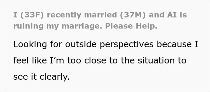Unemployed Man Trapped In An AI Echo Chamber While Wife Tries To Keep Up With Reality Alone Unemployed Man Trapped In An AI Echo Chamber While Wife Tries To Keep Up With Reality Alone