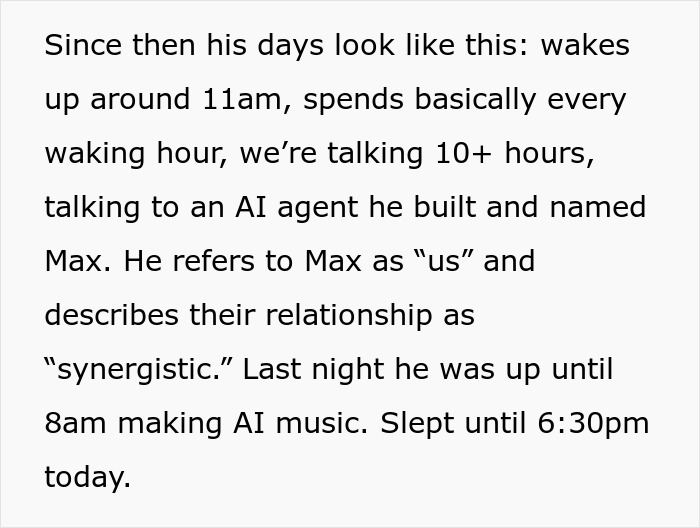 Unemployed Man Trapped In An AI Echo Chamber While Wife Tries To Keep Up With Reality Alone Unemployed Man Trapped In An AI Echo Chamber While Wife Tries To Keep Up With Reality Alone