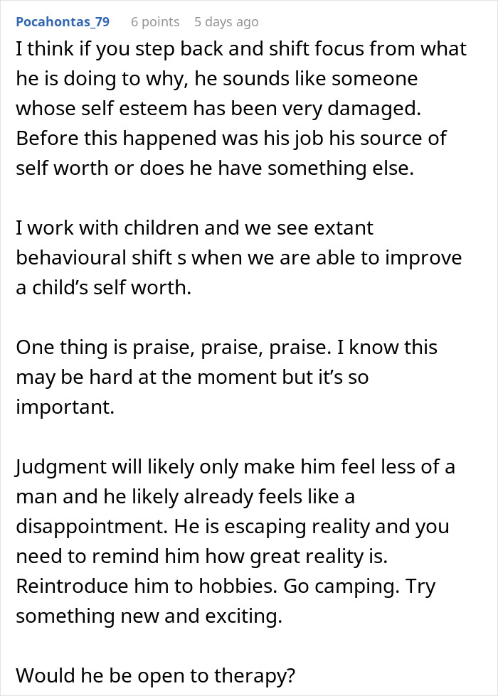 Unemployed Man Trapped In An AI Echo Chamber While Wife Tries To Keep Up With Reality Alone Unemployed Man Trapped In An AI Echo Chamber While Wife Tries To Keep Up With Reality Alone