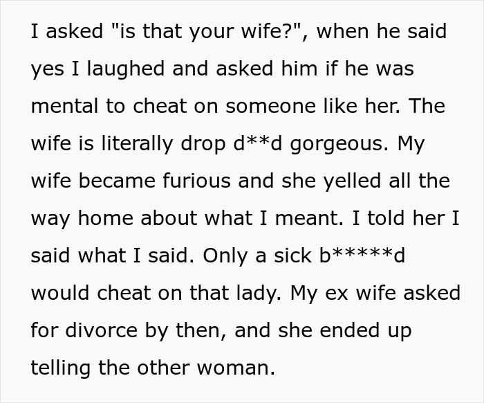 Guy Tells Wife’s Affair Partner Is A Complete Idiot, But Not For The Reason Everyone Expected