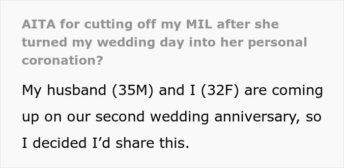 MIL Acts Like She’s The One Marrying Her Own Son, Can’t Believe People Are Disgusted
