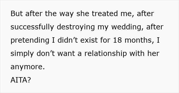 MIL Acts Like She’s The One Marrying Her Own Son, Can’t Believe People Are Disgusted