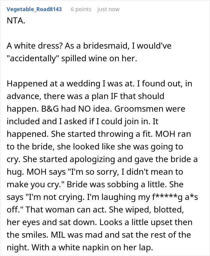 MIL Acts Like She’s The One Marrying Her Own Son, Can’t Believe People Are Disgusted