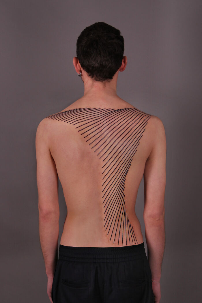 I Create Line Tattoos Inspired By Anatomy, Movement, And Geometry (53 Pics) I Create Line Tattoos Inspired By Anatomy, Movement, And Geometry (53 Pics)