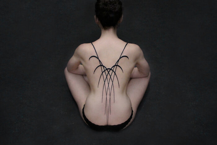 I Create Line Tattoos Inspired By Anatomy, Movement, And Geometry (53 Pics) I Create Line Tattoos Inspired By Anatomy, Movement, And Geometry (53 Pics)