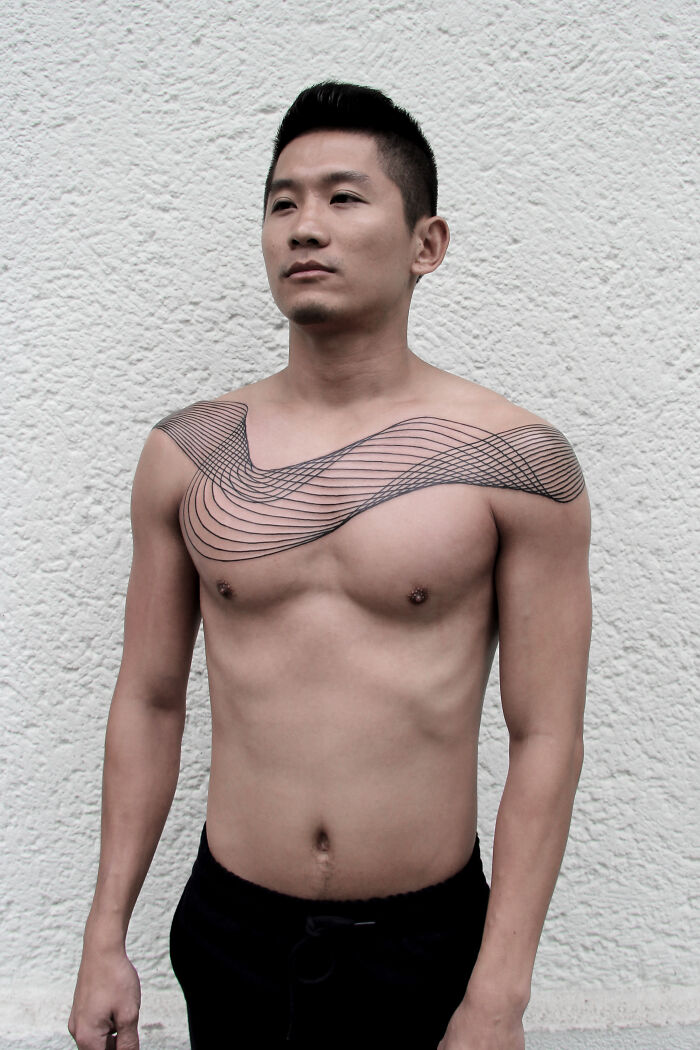 I Create Line Tattoos Inspired By Anatomy, Movement, And Geometry (53 Pics) I Create Line Tattoos Inspired By Anatomy, Movement, And Geometry (53 Pics)