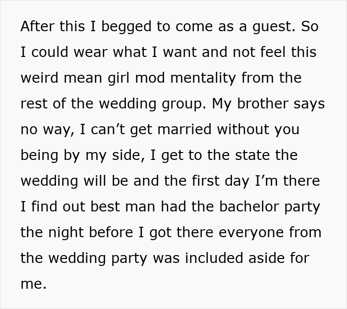 Woman Becomes Estranged From Beloved Brother After Fake Wedding Drama Destroys Trust Woman Becomes Estranged From Beloved Brother After Fake Wedding Drama Destroys Trust