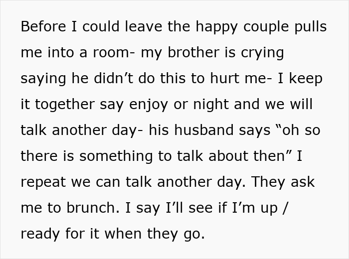 Woman Becomes Estranged From Beloved Brother After Fake Wedding Drama Destroys Trust Woman Becomes Estranged From Beloved Brother After Fake Wedding Drama Destroys Trust