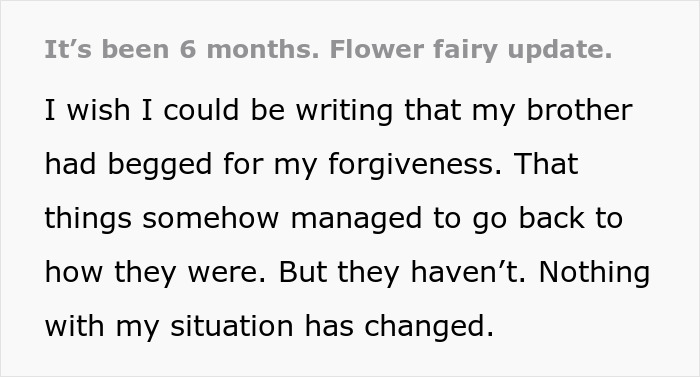 Woman Becomes Estranged From Beloved Brother After Fake Wedding Drama Destroys Trust Woman Becomes Estranged From Beloved Brother After Fake Wedding Drama Destroys Trust