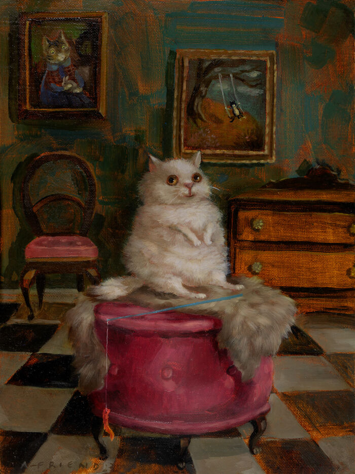 31 New Cute And Funny Animal Paintings By Alison Friend To Melt Your Heart Completely