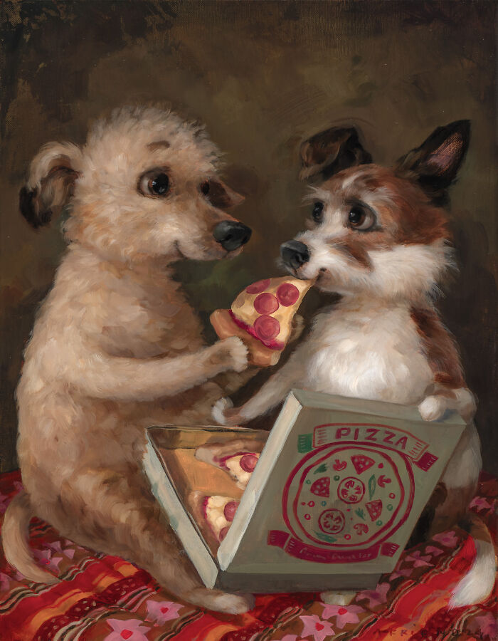 31 New Cute And Funny Animal Paintings By Alison Friend To Melt Your Heart Completely