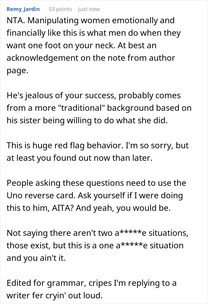 Guy Wants His Name On Author GF’s Book, Has Audacity To Lie To Everyone, Saying He “Co-Wrote” It Guy Wants His Name On Author GF’s Book, Has Audacity To Lie To Everyone, Saying He “Co-Wrote” It