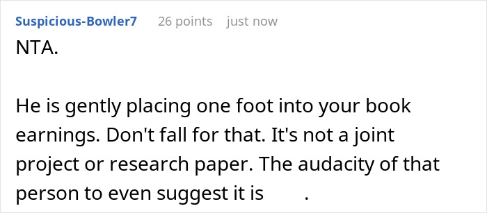 Guy Wants His Name On Author GF’s Book, Has Audacity To Lie To Everyone, Saying He “Co-Wrote” It Guy Wants His Name On Author GF’s Book, Has Audacity To Lie To Everyone, Saying He “Co-Wrote” It