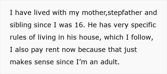 Guy Enforces Ridiculous House Rules On 19YO Stepdaughter, Shocked As She Refuses To Keep Contact Guy Enforces Ridiculous House Rules On 19YO Stepdaughter, Shocked As She Refuses To Keep Contact