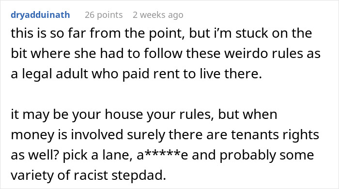 Guy Enforces Ridiculous House Rules On 19YO Stepdaughter, Shocked As She Refuses To Keep Contact Guy Enforces Ridiculous House Rules On 19YO Stepdaughter, Shocked As She Refuses To Keep Contact