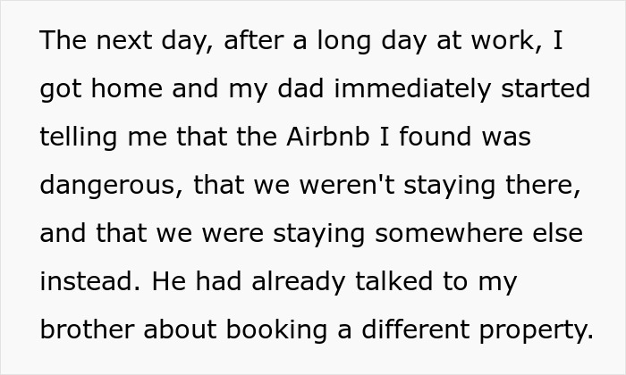Parents Hijack Son’s Family Vacation Plans, Call Him Ungrateful When He Refuses To Go Along With It Parents Hijack Son’s Family Vacation Plans, Call Him Ungrateful When He Refuses To Go Along With It