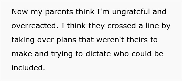 Parents Hijack Son’s Family Vacation Plans, Call Him Ungrateful When He Refuses To Go Along With It Parents Hijack Son’s Family Vacation Plans, Call Him Ungrateful When He Refuses To Go Along With It