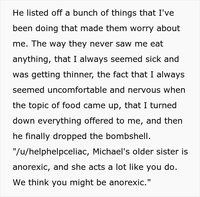 Teens Plan Intervention As 17YO Gets Worryingly Thin, She’s Nervous To Expose Her Celiac Disease Teens Plan Intervention As 17YO Gets Worryingly Thin, She’s Nervous To Expose Her Celiac Disease