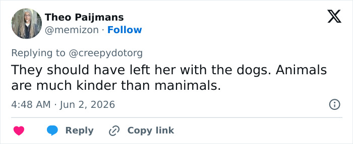 3YO Girl Abandoned By Parents Was Raised By Dogs And Continued To Act Like One Even After She Was Found 3YO Girl Abandoned By Parents Was Raised By Dogs And Continued To Act Like One Even After She Was Found