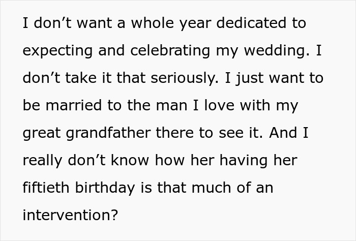 Mom Wants A Whole Year To Celebrate Her Birthday, Tells Daughter Her Wedding Can Wait Mom Wants A Whole Year To Celebrate Her Birthday, Tells Daughter Her Wedding Can Wait