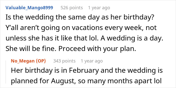 Mom Wants A Whole Year To Celebrate Her Birthday, Tells Daughter Her Wedding Can Wait Mom Wants A Whole Year To Celebrate Her Birthday, Tells Daughter Her Wedding Can Wait