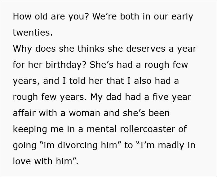 Mom Wants A Whole Year To Celebrate Her Birthday, Tells Daughter Her Wedding Can Wait Mom Wants A Whole Year To Celebrate Her Birthday, Tells Daughter Her Wedding Can Wait