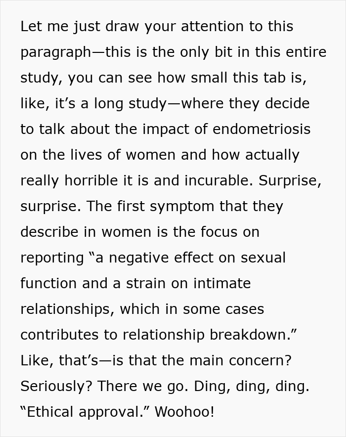Doctor Shares Infuriating Studies On Endometriosis And People Can’t Believe How Bad They Are Doctor Shares Infuriating Studies On Endometriosis And People Can’t Believe How Bad They Are