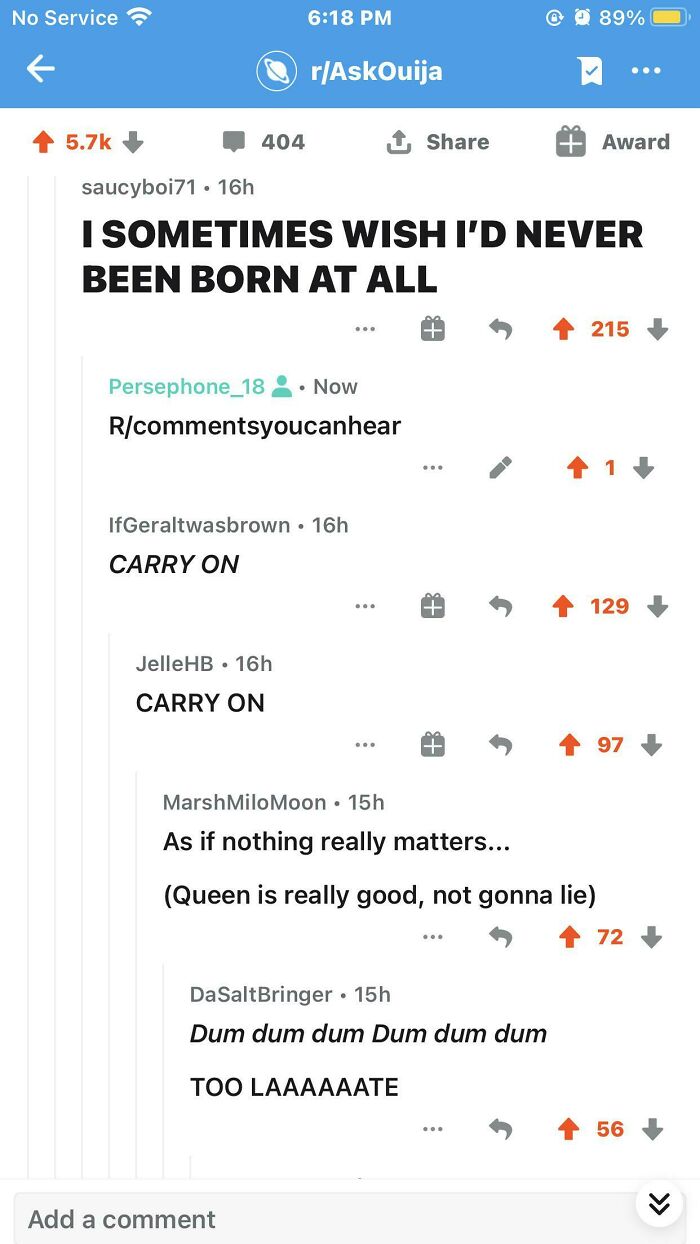 69 “Comments You Can Hear” That Practically Read Themselves Out Loud 69 “Comments You Can Hear” That Practically Read Themselves Out Loud