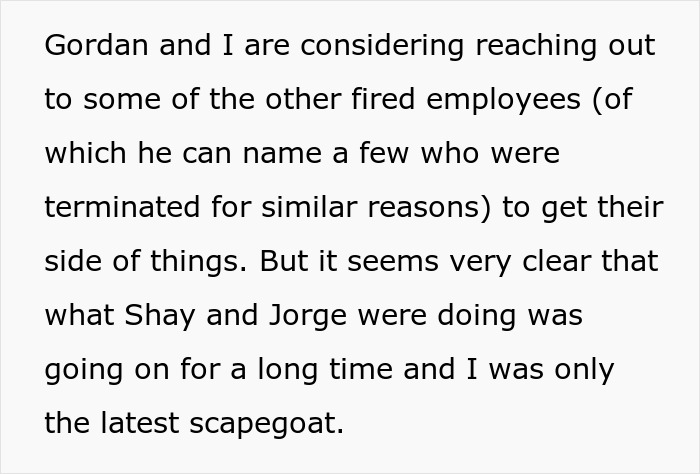 Guy Unjustly Fired For Stealing $361, Gets Revenge By Exposing Thieves And Taking Down Company Guy Unjustly Fired For Stealing $361, Gets Revenge By Exposing Thieves And Taking Down Company