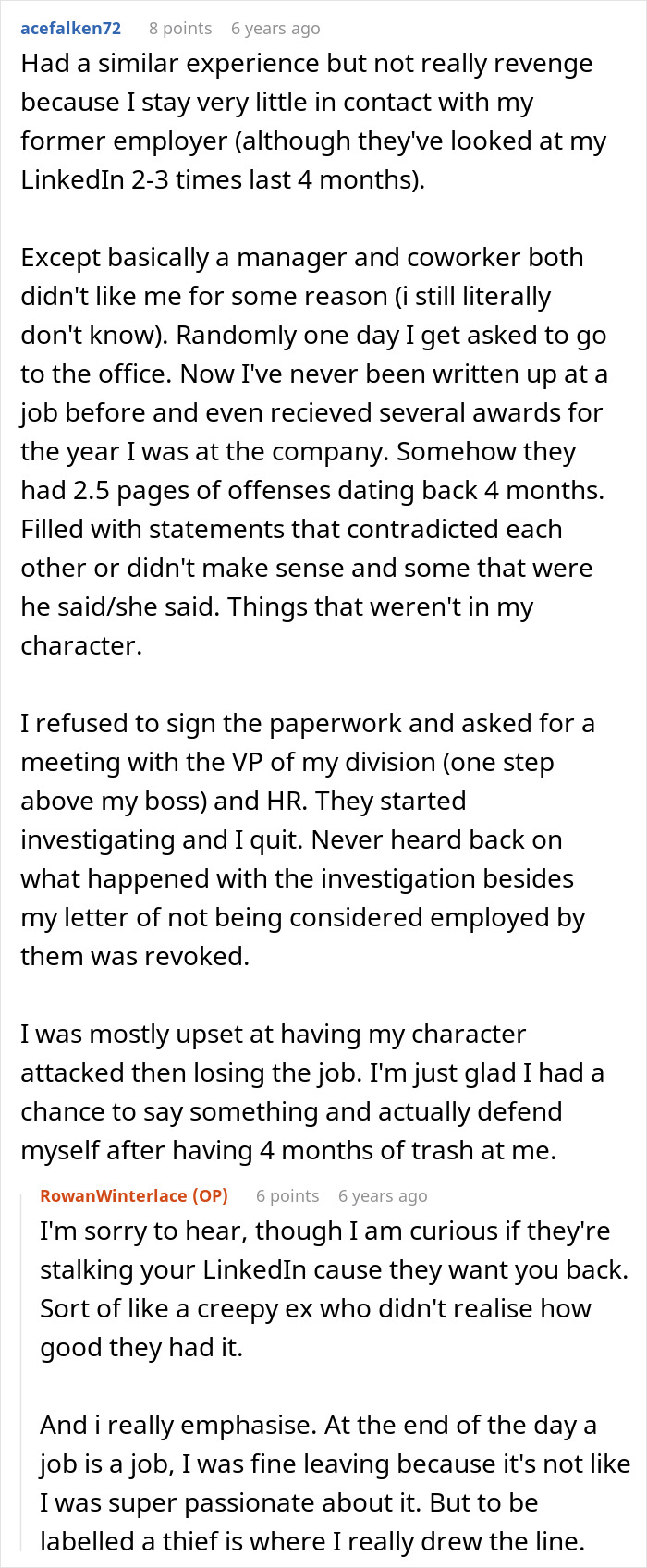 Guy Unjustly Fired For Stealing $361, Gets Revenge By Exposing Thieves And Taking Down Company Guy Unjustly Fired For Stealing $361, Gets Revenge By Exposing Thieves And Taking Down Company