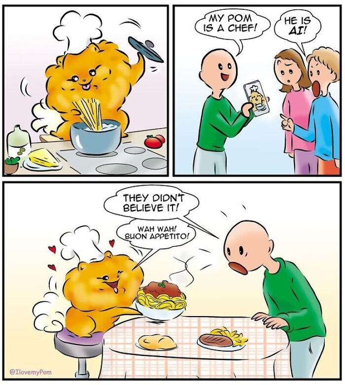40 Hilariously Accurate Comics By This Artist That Perfectly Capture Life With A Pomeranian