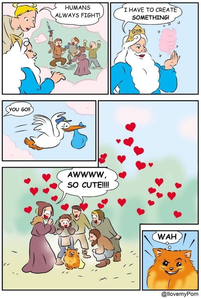 40 Hilariously Accurate Comics By This Artist That Perfectly Capture Life With A Pomeranian