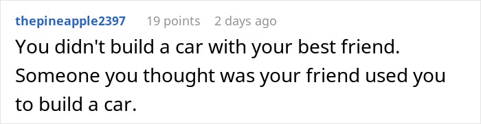 Guy Gets Betrayed By Friend After Putting His Heart And Soul To A Project Car They Were Working On Together