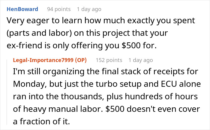 Guy Gets Betrayed By Friend After Putting His Heart And Soul To A Project Car They Were Working On Together