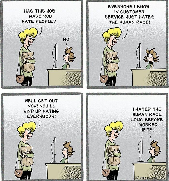 The Best 100 “Adult Children” Comics About Customer Service Chaos And Workplace Struggles (Part 1) The Best 100 “Adult Children” Comics About Customer Service Chaos And Workplace Struggles (Part 1)