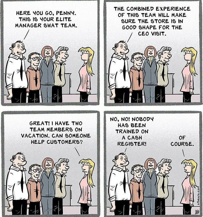 The Best 100 “Adult Children” Comics About Customer Service Chaos And Workplace Struggles (Part 1) The Best 100 “Adult Children” Comics About Customer Service Chaos And Workplace Struggles (Part 1)